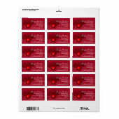 Étiquette Red Heart Works (Feuille entière)