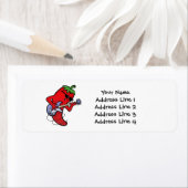 Étiquette Red Hot Chili Rocker (En situation)