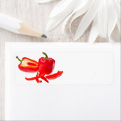 Étiquette Red pepper (homonymie) (En situation)