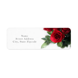 Étiquette Red Roses Vignette