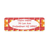 Étiquette Red Topsy Turvy (Devant)