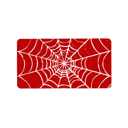 Étiquette Red Web (Devant)