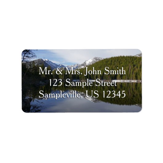 Étiquette Reflet de Bear Lake II (Devant)