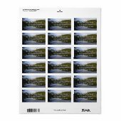 Étiquette Reflet de Bear Lake II (Feuille entière)