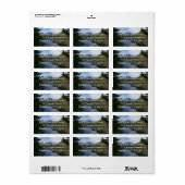 Étiquette Reflet de Bear Lake III (Feuille entière)