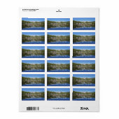 Étiquette Reflet du lac Sprague (Feuille entière)