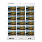 Étiquette Réflexion à Jenny Lake I (Feuille entière)