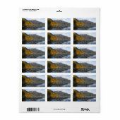 Étiquette Réflexion à Jenny Lake II (Feuille entière)