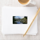 Étiquette Réflexion du lac de l'Ours III (En situation)