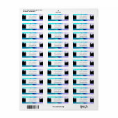 Étiquette Réflexions de jour (Feuille entière)