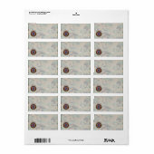 Étiquette Régiment d'opérations spéciales marines (MSOR) [3D (Feuille entière)