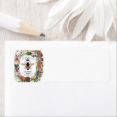 ÉTIQUETTE REINE BOTANIQUE VINTAGE MODERNE BEE (En situation)