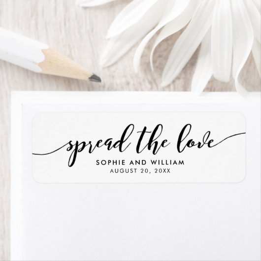 Étiquette Relax Script Diffuser l'amour mariage Faveur Étiqu (En situation)