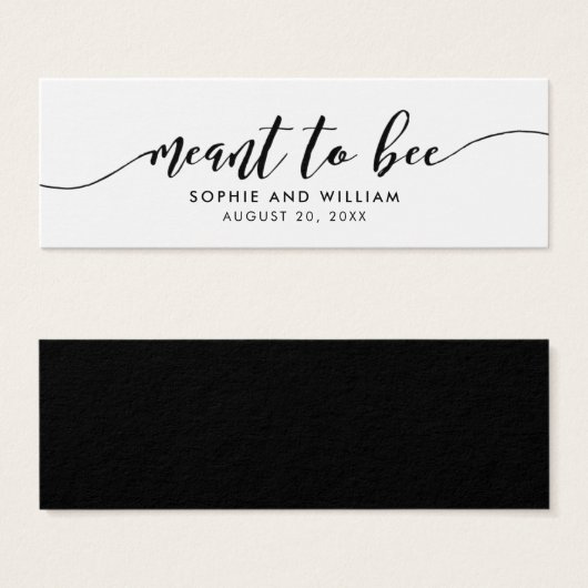 Étiquette Relax Script Signifiant Favour Mariage d (Devant & derrière)