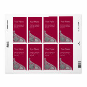 Étiquette RENAISSANCE Bourgogne rouge (Feuille entière)