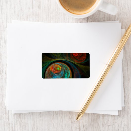 Étiquette Renaissance de l'art Abstrait (En situation)