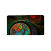 Étiquette Renaissance de l'art Abstrait (Devant)