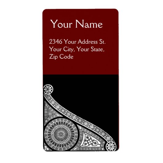 Étiquette RENAISSANCE rouge (Devant)