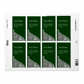 Étiquette RENAISSANCE Vert (Feuille entière)
