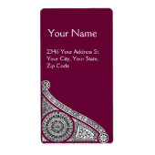 Étiquette RENAISSANCE violet pourpre (Devant)