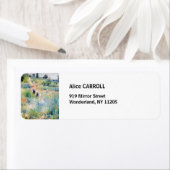 Étiquette Renoir - Chemin menant à travers l'herbe haute (En situation)