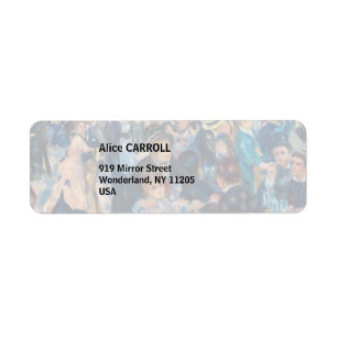 Étiquette Renoir - Danse au Moulin de la Galette