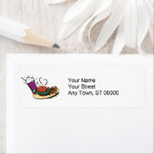 Étiquette repas de restauration rapide (En situation)