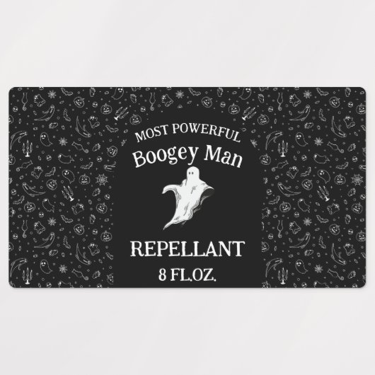 Étiquette Repellant Boogey Man le plus populaire (Design 1)