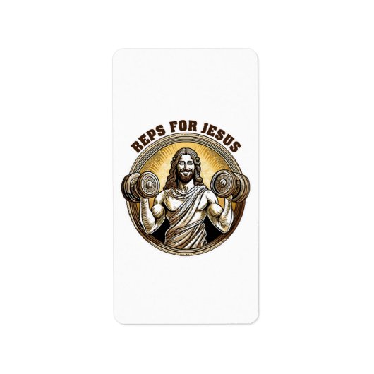 Étiquette Reps pour Jésus (Devant)