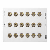 Étiquette Reps pour Jésus (Feuille entière)