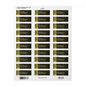 Étiquette Reptilien - Art fractal (Feuille entière)