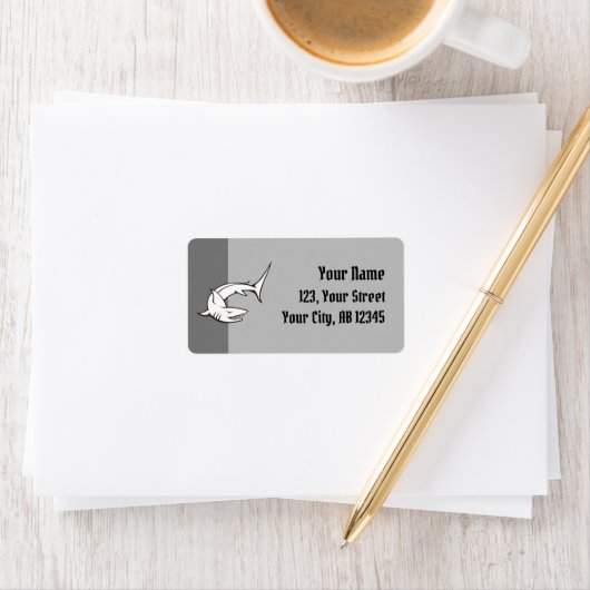 Étiquette Requin (En situation)