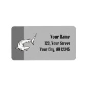 Étiquette Requin (Devant)