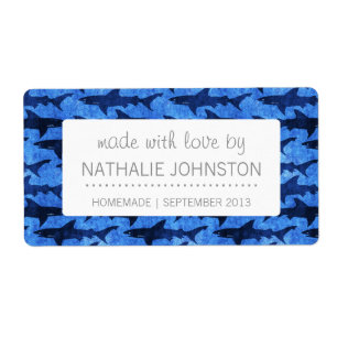 Étiquette Requins dans la mer Bleue Profonde