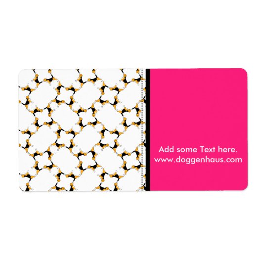 Étiquette Réseau de Beagle (Devant)