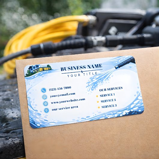 Étiquette Residential pressure washing Infinite Wall