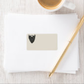 Étiquette Respectez La Barbe | Adresse de retour vide (En situation)