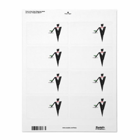 Étiquette Restauration formelle (Feuille entière)