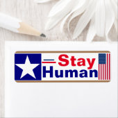 Étiquette Restez humain (En situation)