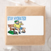 Étiquette Restez hydraté (En situation)