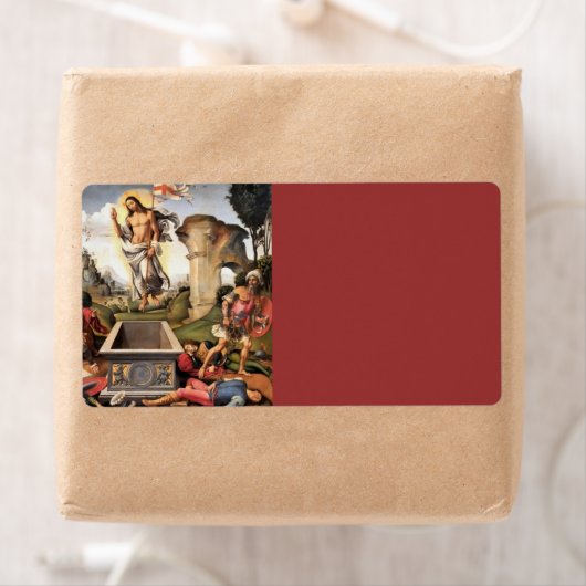 Étiquette Résurrection du Christ (En situation)