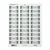 Étiquette Retour Adresse Green Christmas Tree Flacons de nei (Feuille entière)