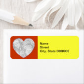 Étiquette - retour - Cadre cardiaque (En situation)