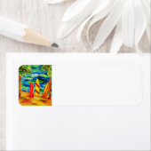 Étiquette retour Palmes et Surfs (En situation)