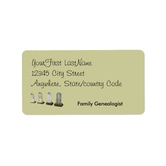 Étiquette - retour - pierres (Devant)