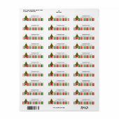 Étiquette Retourner les bandes d'adresse (Feuille entière)