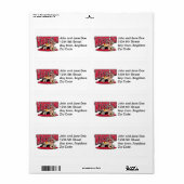 Étiquette Retrait de la lutte (Feuille entière)