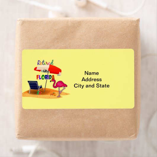 Étiquette Retraité en Floride (En situation)