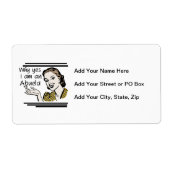 Étiquette Retro Abuela Gits (Devant)