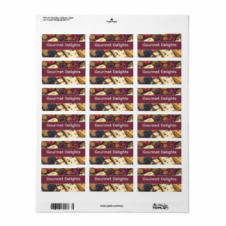 Étiquette retro cheese plate -personalized